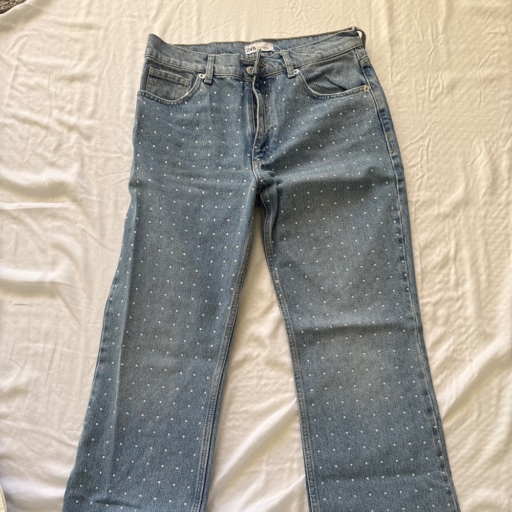 Studded jeans